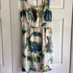 Sleeveless silk dress